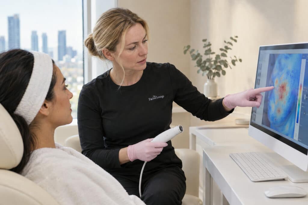 Sensitive Skin Facial in Mississauga: Should Exfoliation Wait When a Clarkson Client's 3D Scan Shows Barrier Compromise?